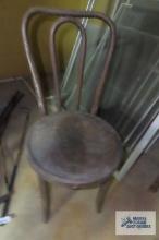 vintage ice cream chair