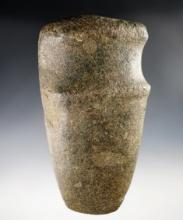 6 1/2" long 3/4 Groove Hardstone Axe found in St. Joseph Co., Michigan.