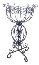 Iron Plant Stand 20" D, 34 3/4" H