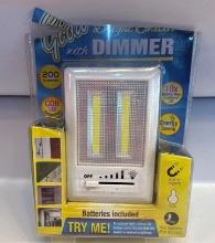 Glow Bright Switch With Dimmer COB LED 200 Lumens Light