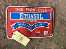 Ethanol one sided Metal Sign