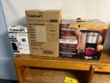 Keurig K Supreme Plus, Cuisinart Coffee Maker and Automatic Burr Mill