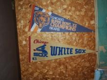 Chicago Bears/White Sox flags